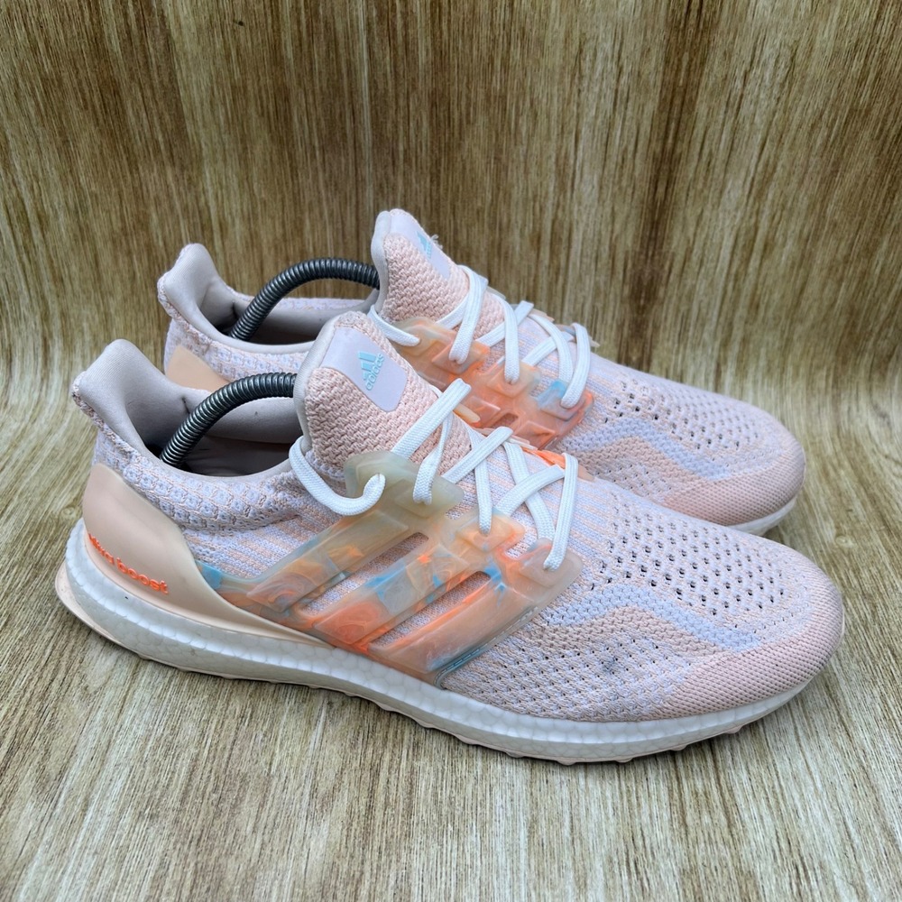 Adidas Ultraboost DNA Women's Size 11 Bliss Orange Marbled Running Shoes GV8719